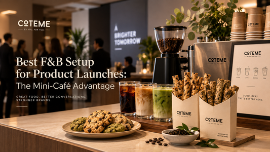 Best F&B Setup for Product Launches: The Mini-Café Advantage
